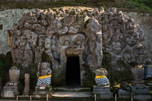Eingang des Goa Gajah Tempels