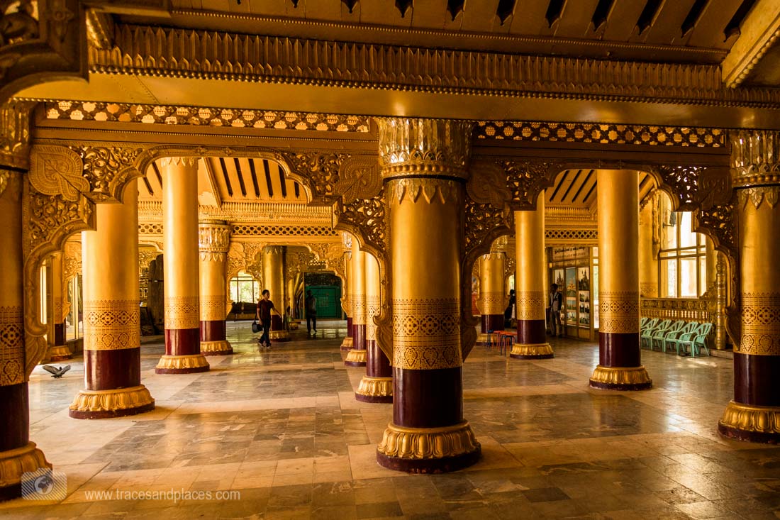 Räume im Kanbawzathadi Palast in Bago