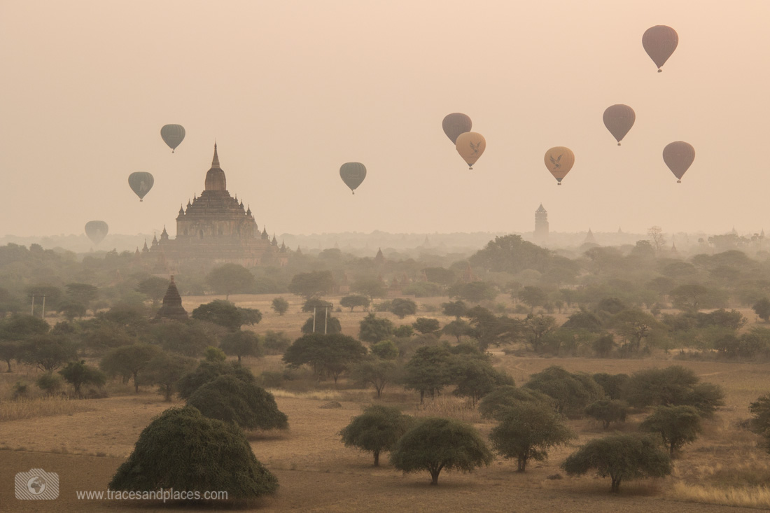 Ausblick von Nord Guni in Bagan