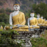 Lumbini Park mit 1121 Buddhas bei Zwe Kbin in Hpa-An