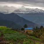 Ausblick auf dem Weg nach Nunthala in Nepal