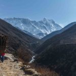 Blick Richtung Panboche in Nepal