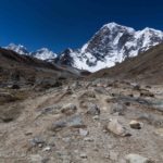 Weg Richtung Lobuche in Nepal